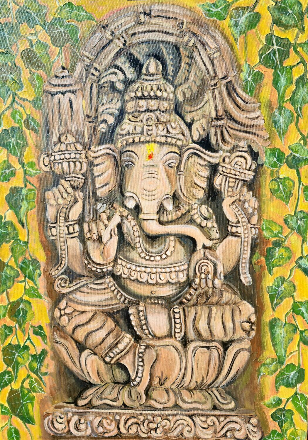 Ganesha in Stone – Indian ART Fair